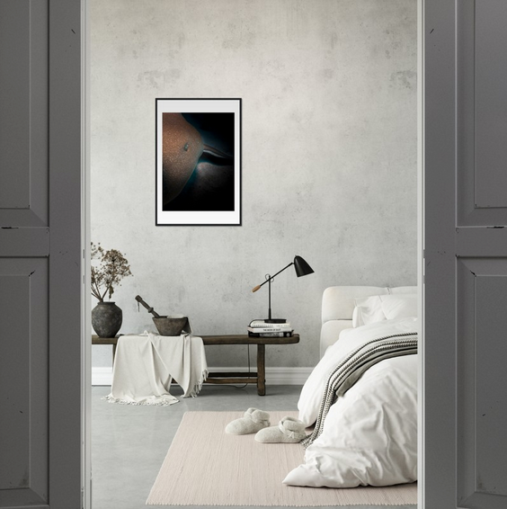 SLEEPING NURSE SHARK - WOODEN FRAME