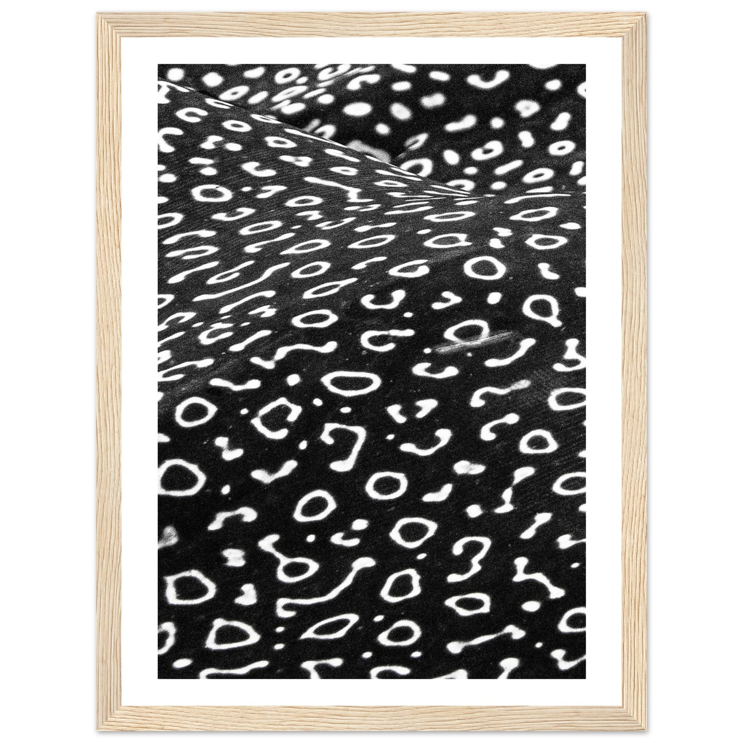 AWARD WINNER 2023 - SPOTTED EAGLE RAY PATTERN - WOODEN FRAME