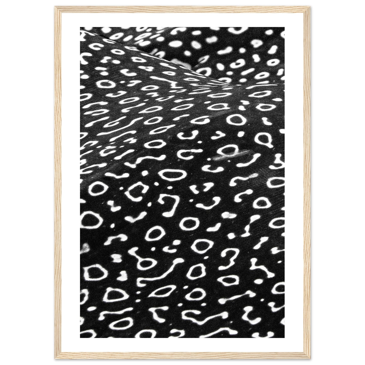 AWARD WINNER 2023 - SPOTTED EAGLE RAY PATTERN - WOODEN FRAME
