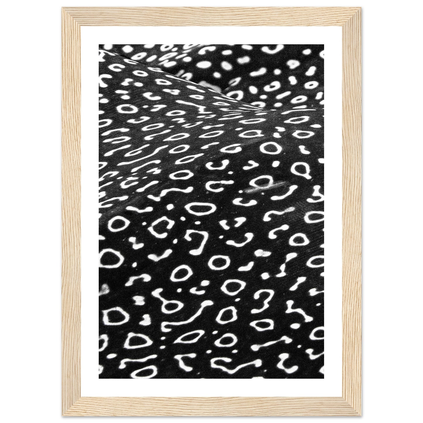 AWARD WINNER 2023 - SPOTTED EAGLE RAY PATTERN - WOODEN FRAME